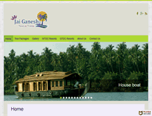 Tablet Screenshot of jaiganeshtours.com